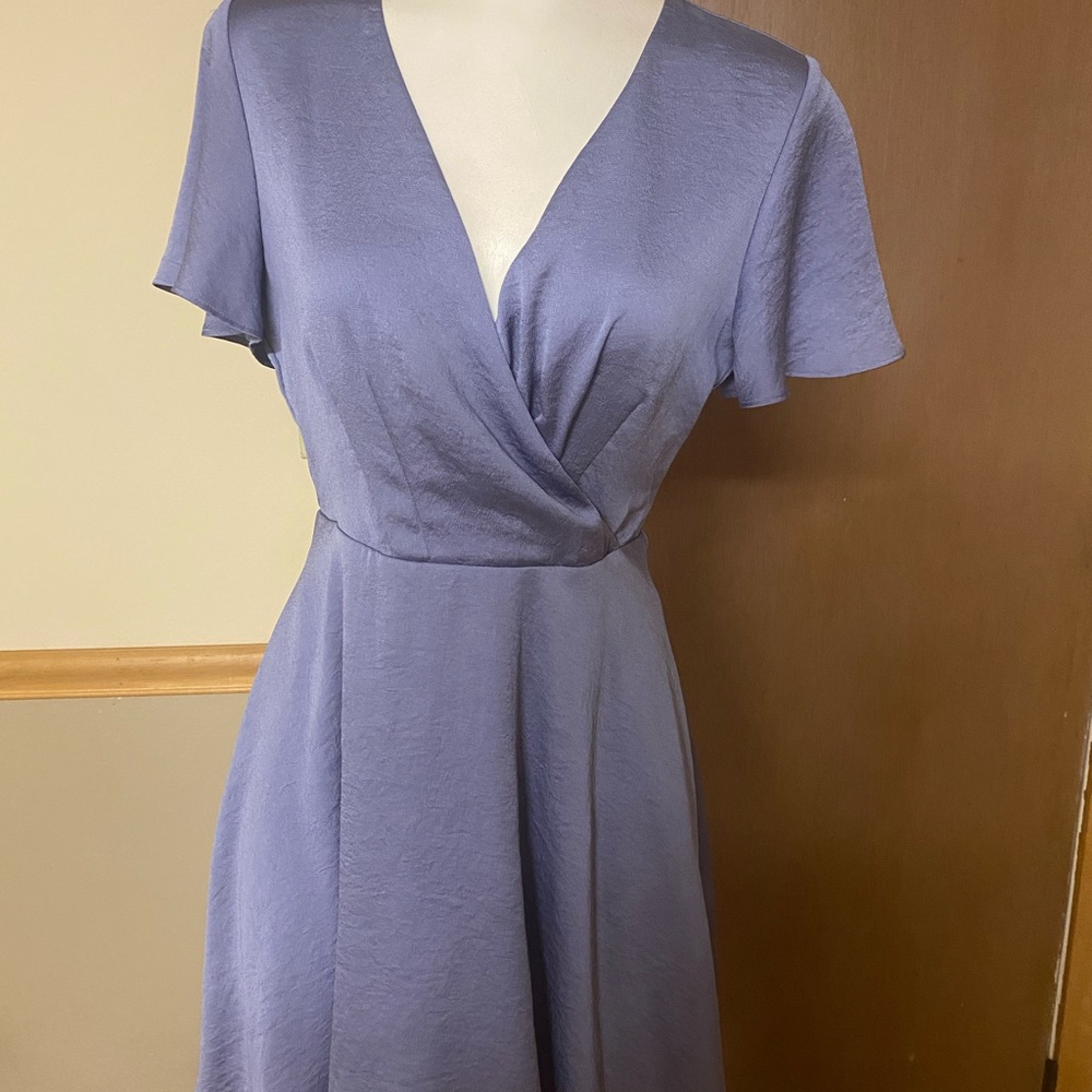 Express mini fit and flare dress